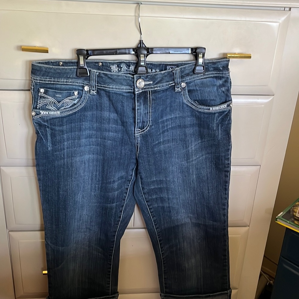 LA Idol Straight Leg Jeans Size 15